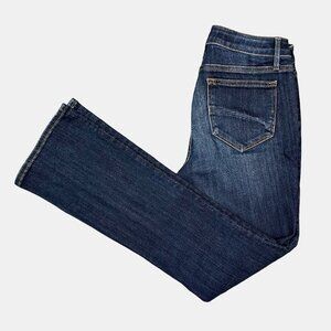 Driftwood Kelly Midrise Y2K Style Bootcut Denim Jeans Dark Wash Women's 26 X 31